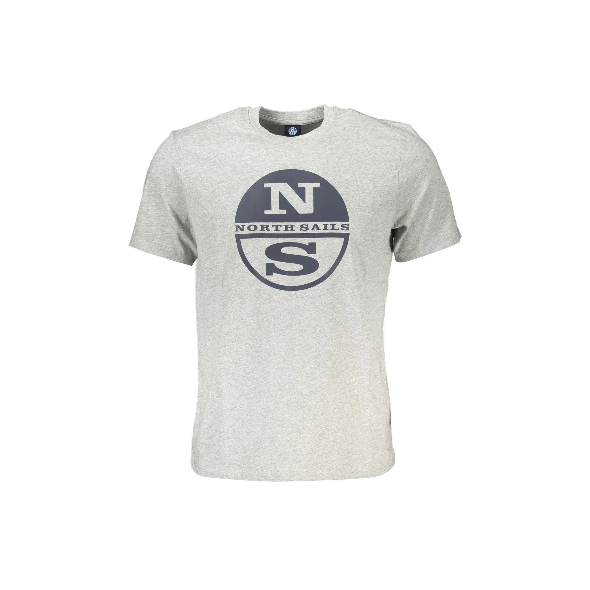 North Sails T-Shirt Maniche Corte Uomo Grigia Stampa Logo Grigio - foto prodotto